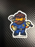 Mr. Bogey Sticker