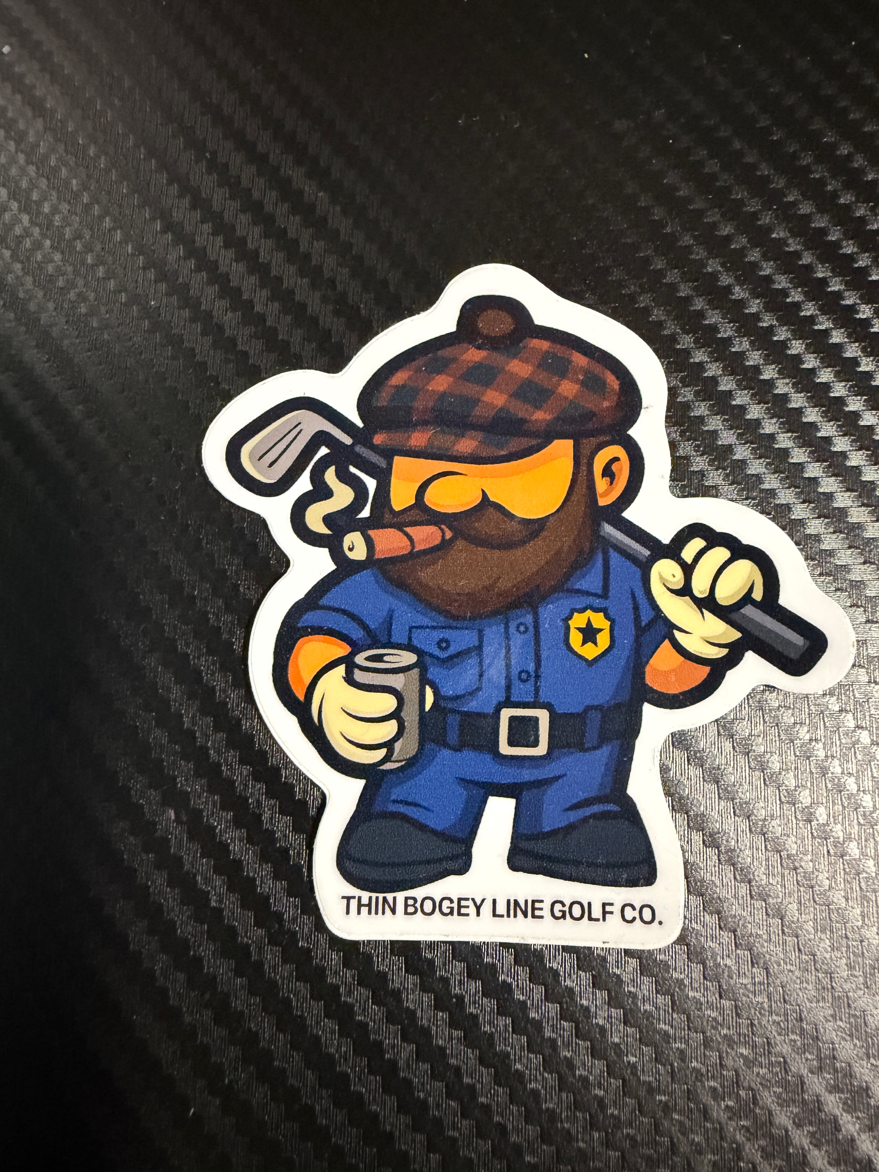 Mr. Bogey Sticker
